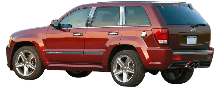 JEEP GRAND CHEROKEE 4dr QAA Stainless 10pcs Pillar Trim PP47083 thumbnail 2