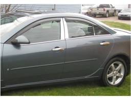 PONTIAC G6 4dr QAA Stainless 6pcs Pillar Trim PP45271