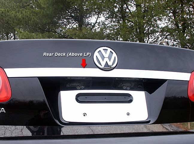 VOLKSWAGEN JETTA 4dr QAA Stainless 1pcs Rear Deck Accent RD25666