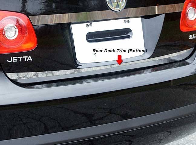 VOLKSWAGEN JETTA 4dr QAA Stainless 1pcs Rear Deck Accent RD25665