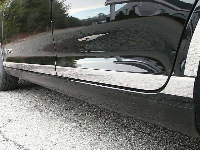 VOLKSWAGEN JETTA 4dr QAA Stainless 8pcs Rocker Panel Trim TH25665