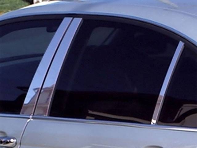 BMW 3 SERIES 4dr QAA Stainless 6pcs Pillar Trim PP26906 thumbnail 2