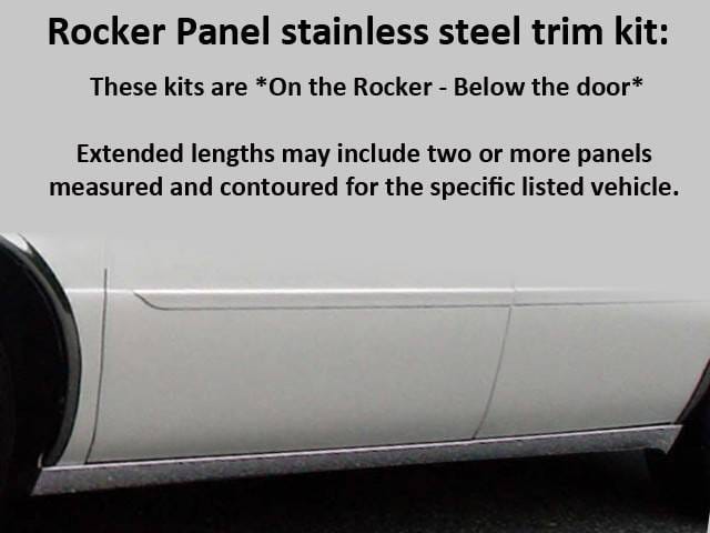 DTS Limousine 46" Stretch QAA Stainless 6pcs Rocker Panel Trim TH40256 thumbnail 2