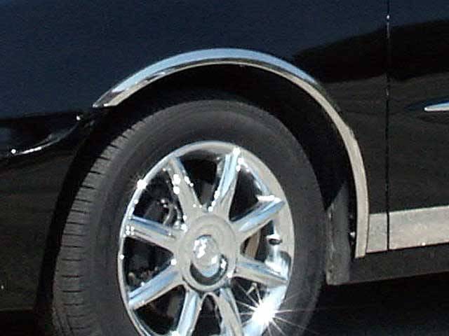 BUICK LUCERNE 4dr QAA Molded Stainless 4pcs Wheel Well Fender Trim WZ46550