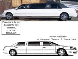 SEDAN DEVILLE Limousine, 60" stretch QAA  14pcs Rocker Panel Trim TH46257