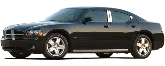 DODGE CHARGER 4dr QAA Chrome ABS plastic 2pcs Mirror Cover MC45765 thumbnail 2