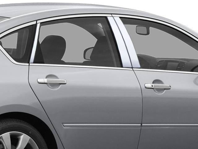 Fits Infiniti M35/45 4dr QAA Stainless 6pcs Pillar Trim PP26059