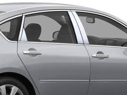 Fits Infiniti M35/45 4dr QAA Stainless 8pcs Pillar Trim PP26057
