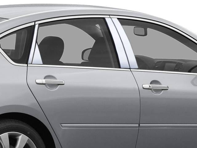 Fits Infiniti M35/45 4dr QAA Stainless 8pcs Pillar Trim PP26057