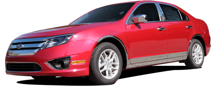 FORD FUSION 4dr QAA Stainless 12pcs Side Accent Trim AT50390 thumbnail 4