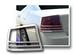 DODGE CHARGER 4dr QAA Chrome ABS plastic 2pcs Tail Light Bezels TL46910