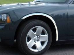 DODGE CHARGER 4dr QAA Molded Stainless 4pcs Wheel Well Fender Trim WZ46910