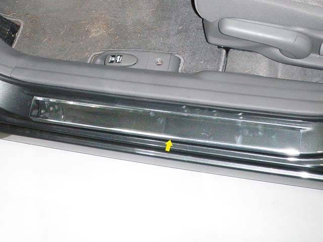 HONDA CIVIC 4dr QAA Stainless 4pcs Door Sill Trim DS26214