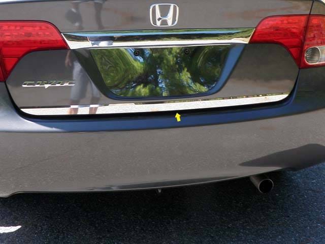 HONDA CIVIC 4dr QAA Stainless 1pcs Rear Deck Accent RD26214