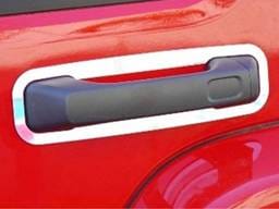 HUMMER H3 4dr QAA Stainless 4pcs Door Handle Accent HV46313