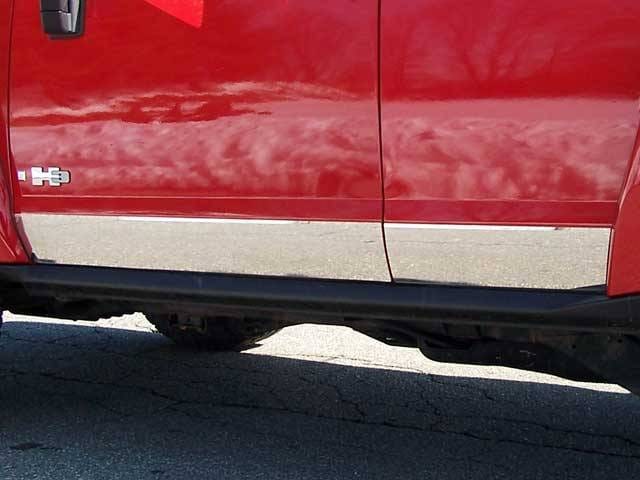 HUMMER H3 4dr QAA Stainless 4pcs Rocker Panel Trim HV46301