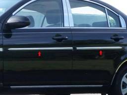 Fits Hyundai ACCENT 4dr QAA Stainless 4pcs Molding Insert MI27365