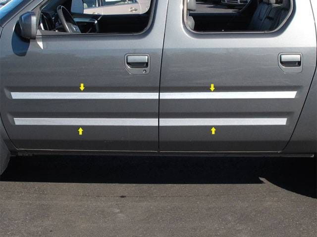 HONDA RIDGELINE 4dr QAA Stainless 8pcs Rocker Panel Trim TH25240