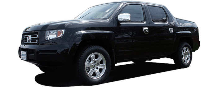 HONDA RIDGELINE 4dr QAA Chrome ABS plastic 2pcs Mirror Cover MC25240 thumbnail 2
