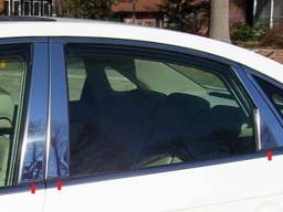 Fits Hyundai AZERA 4dr QAA Stainless 6pcs Pillar Trim PP26356