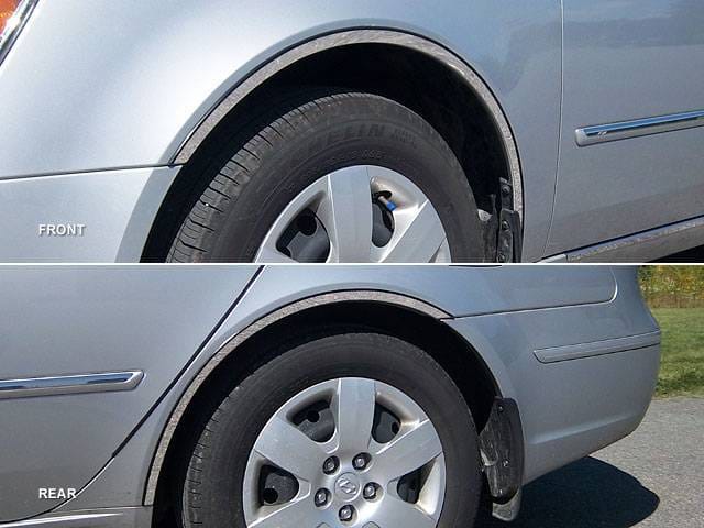 Fits Hyundai SONATA 4dr QAA Stainless 4pcs Wheel Well Accent WQ26360
