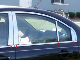 Fits Hyundai ACCENT 4dr QAA Stainless 8pcs Pillar Trim PP27367
