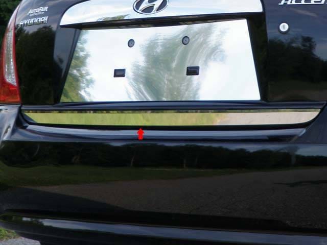 Fits Hyundai ACCENT 4dr QAA Stainless 1pcs Rear Deck Accent RD27365