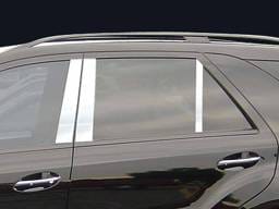 MERCEDES ML CLASS 4dr QAA Stainless 6pcs Pillar Trim PP26066