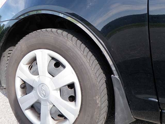Fits Hyundai ACCENT 4dr QAA Stainless 4pcs Wheel Well Accent WQ27365