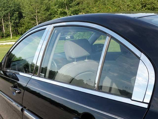 Fits Hyundai ACCENT 4dr QAA Stainless 18pcs Window Accent Package WP27365