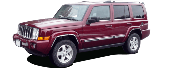 JEEP COMMANDER 4dr QAA Stainless 2pcs Roof Rack Accent RR46095 thumbnail 2