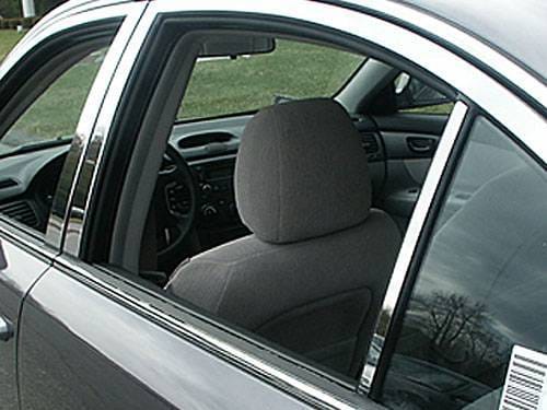 KIA OPTIMA 4dr QAA Stainless 6pcs Pillar Trim PP27806
