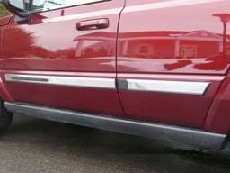 JEEP COMMANDER 4dr QAA Stainless 4pcs Molding Insert MI46095