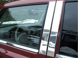 JEEP COMMANDER 4dr QAA Stainless 4pcs Pillar Trim PP46095
