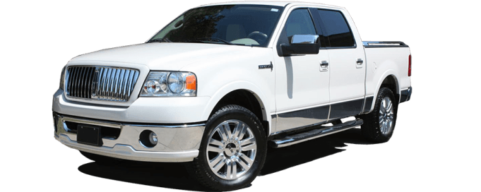 LINCOLN MARK LT 4dr QAA Stainless 4pcs Pillar Trim PP44308 thumbnail 2