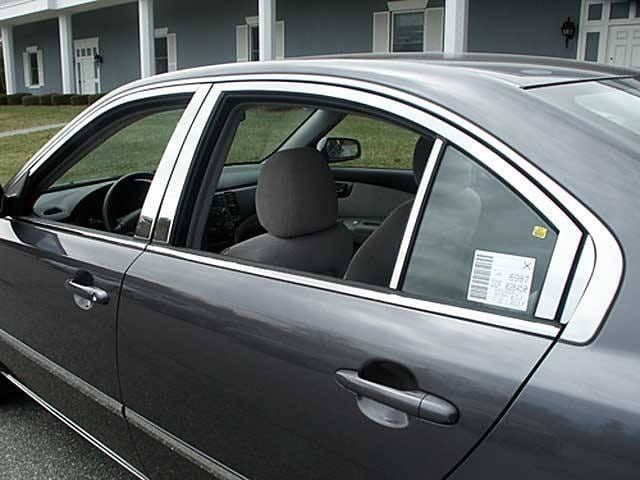 KIA OPTIMA 4dr QAA Stainless 12pcs Window Accent Package WP27805