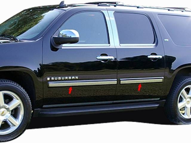 CHEVROLET SUBURBAN 4dr QAA Stainless 6pcs Rocker Panel Trim TH47198 thumbnail 3