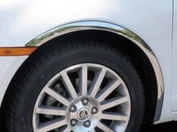 ZEPHYR 4dr QAA Molded Stainless 4pcs Wheel Well Fender Trim WZ46630