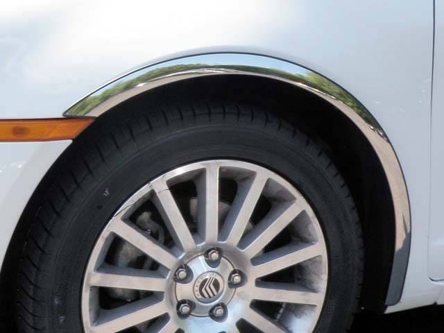 ZEPHYR 4dr QAA Molded Stainless 4pcs Wheel Well Fender Trim WZ46630 thumbnail 4