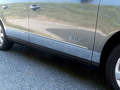 VOLKSWAGEN PASSAT 4dr QAA Stainless 8pcs Rocker Panel Trim TH26675