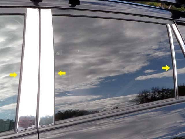 TOYOTA RAV4 4dr QAA Stainless 6pcs Pillar Trim PP26181