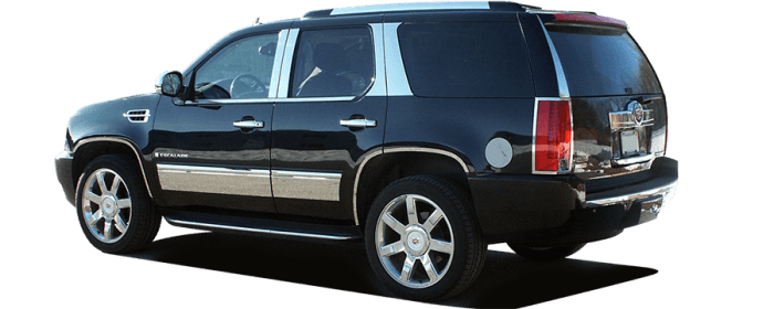 CADILLAC ESCALADE 4dr QAA Stainless 4pcs Rocker Panel Trim TH47257 thumbnail 3