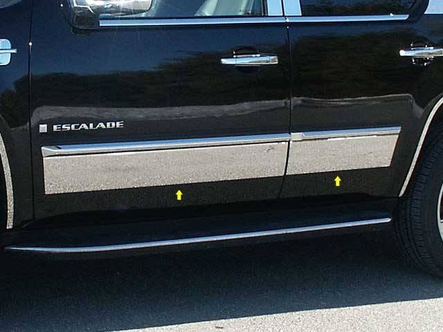 CADILLAC ESCALADE 4dr QAA Stainless 4pcs Rocker Panel Trim TH47255