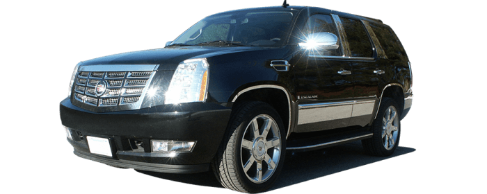 CADILLAC ESCALADE 4dr QAA Stainless 4pcs Pillar Trim PP47255 thumbnail 2