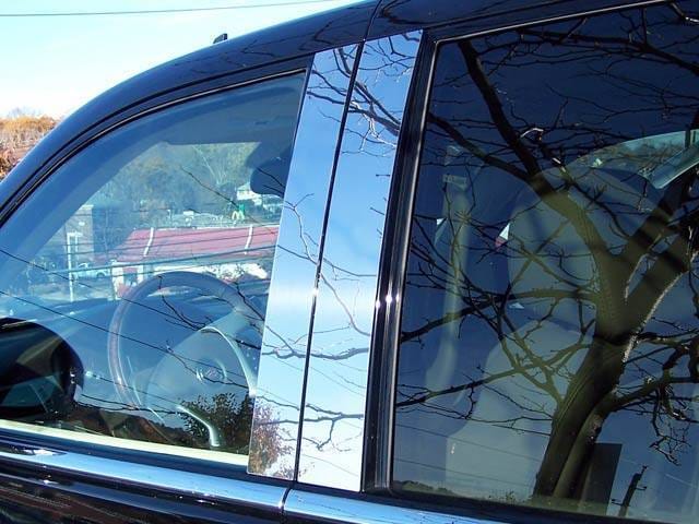 CADILLAC ESCALADE 4dr QAA Stainless 4pcs Pillar Trim PP47255 thumbnail 4