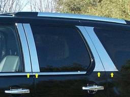 CADILLAC ESCALADE 4dr QAA Stainless 8pcs Pillar Trim PP47257