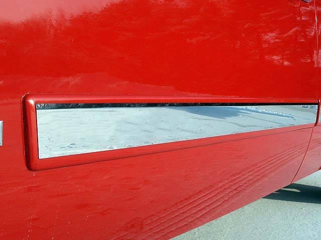 CHEVROLET SILVERADO 2dr QAA Stainless 2pcs Rocker Panel Trim TH47181