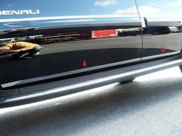 GMC YUKON 4dr QAA Stainless 4pcs Rocker Panel Trim TH47196