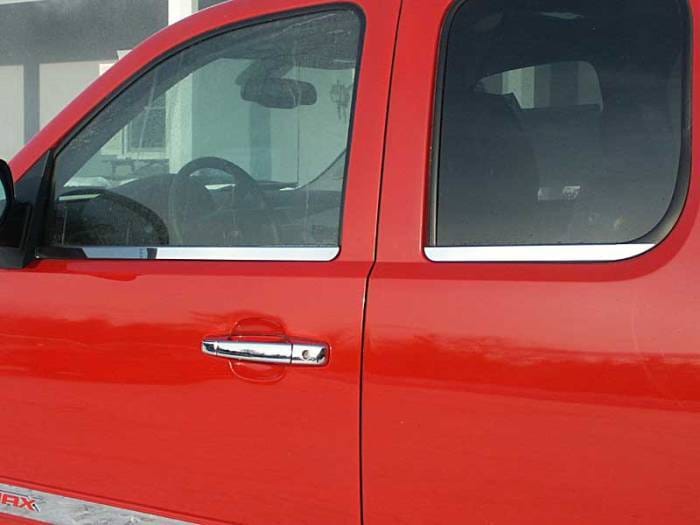 GMC SIERRA 4dr QAA Stainless 4pcs Window Sill Accent WS47185