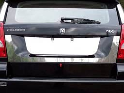 DODGE CALIBER 4dr QAA Stainless 1pcs License Plate Surround LPS47950